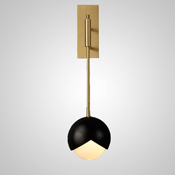 Настенный светильник FLORIS WALL B Bronze Black by ImperiumLoft