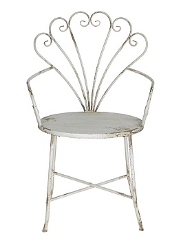 Кресло кованое Прованс Glasar D7204