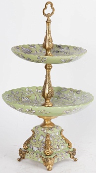 Блюдо двухъярусное Glasar C399C/HLG1435