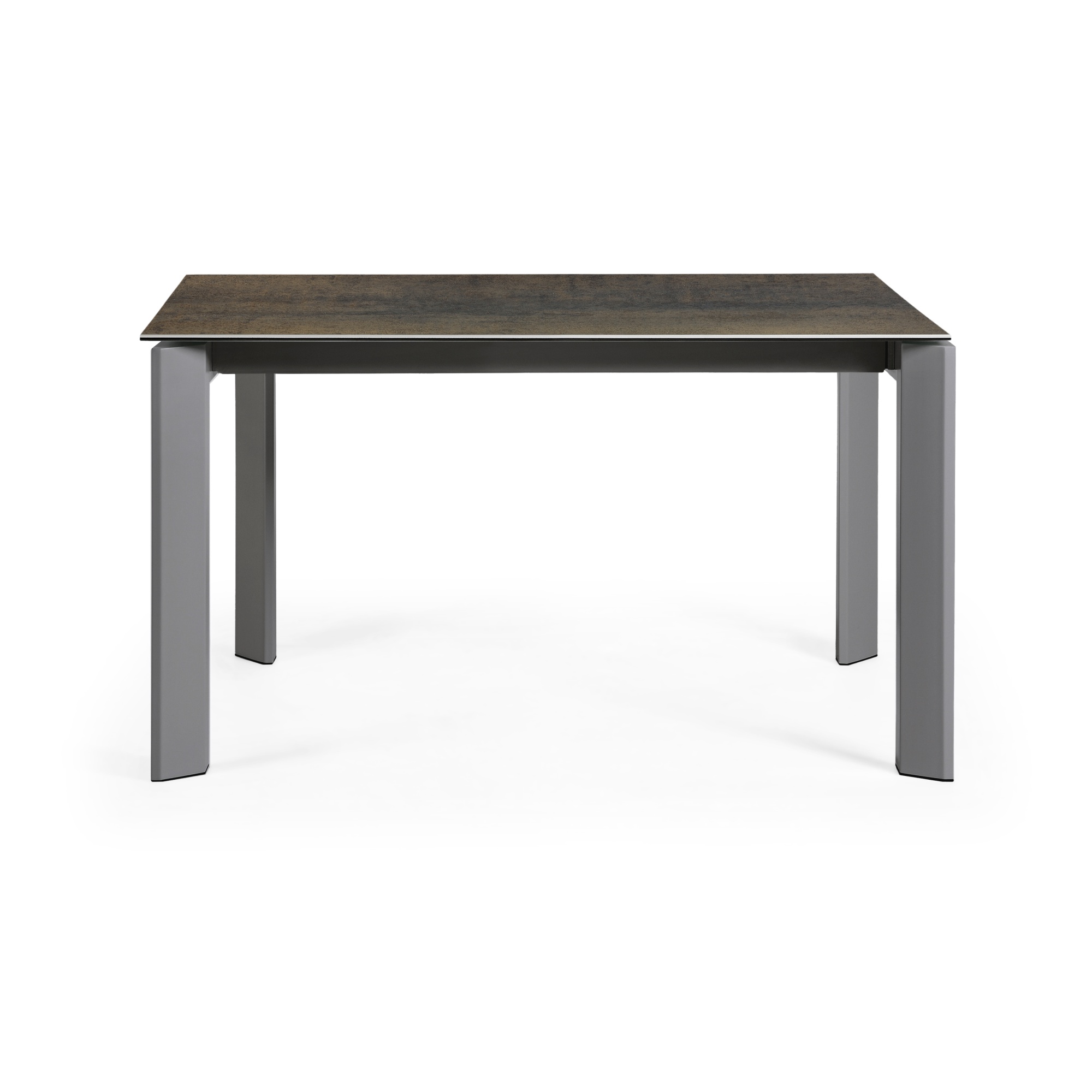 Стол Atta 140 (200) x90 антрацит, темно-коричневый, керамика La Forma (ex Julia Grup)