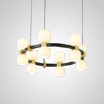 Подвесная люстра WENDEL L12 White by ImperiumLoft