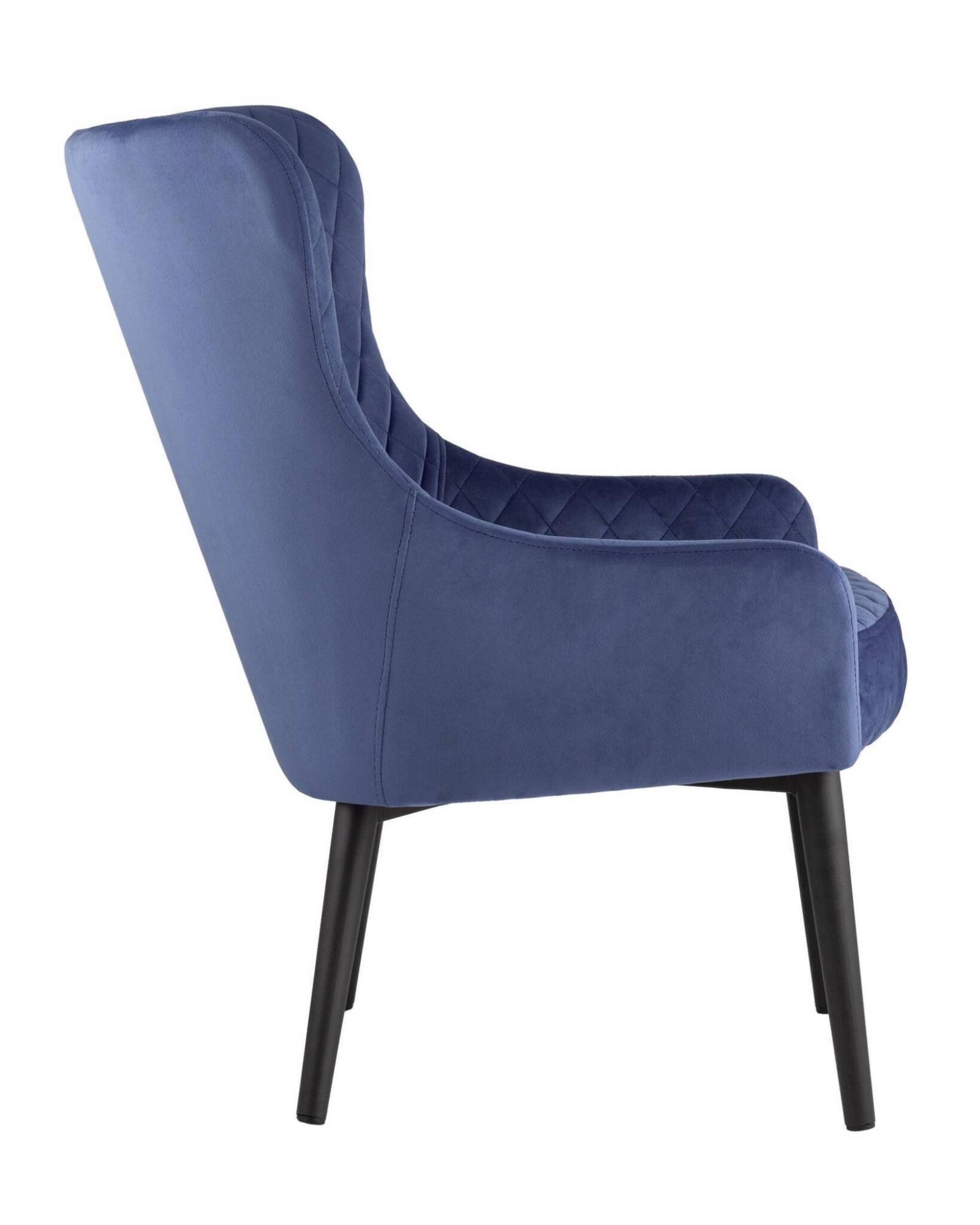 Кресло Ститч велюр королевский синий Stool Group