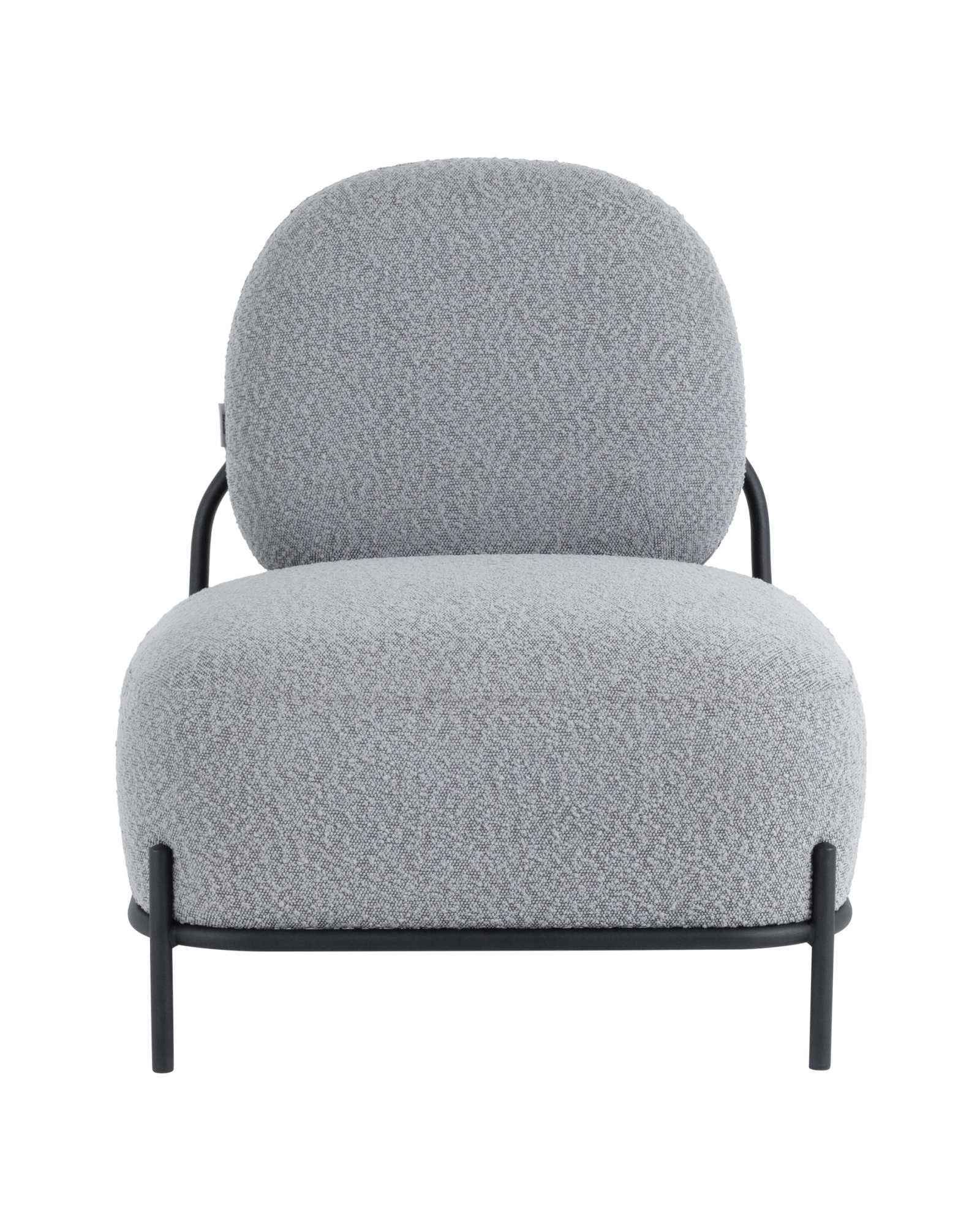 Кресло Стоун new ткань букле серый Stool Group