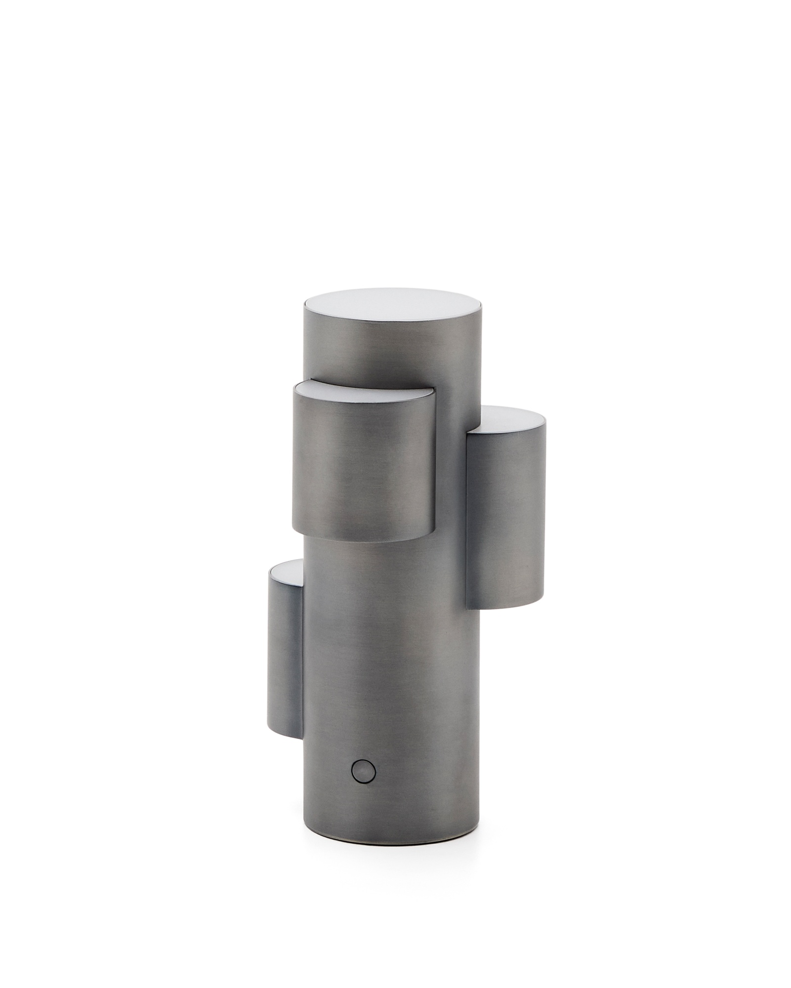 Переносная настольная лампа Adrina из темно-серого металла La Forma (ex Julia Grup)