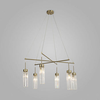 Подвесная люстра Eurosvet 60163/6 латунь
