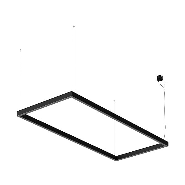 Подвесной светодиодный светильник Ledron SKYLINE Basic 670х1500 Black 3000K