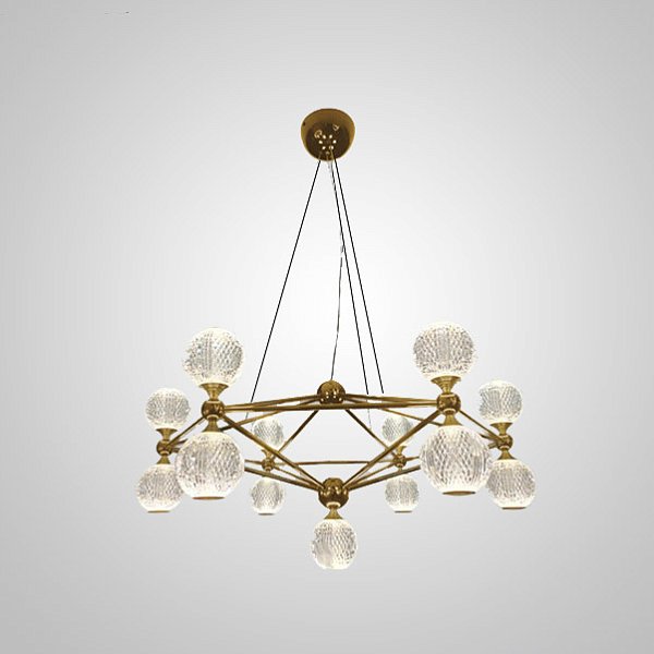 Подвесная люстра TRENTON L13 Gold by ImperiumLoft