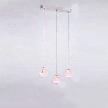 Подвесной светильник STORMS MORE L3 Chrome Планка by ImperiumLoft