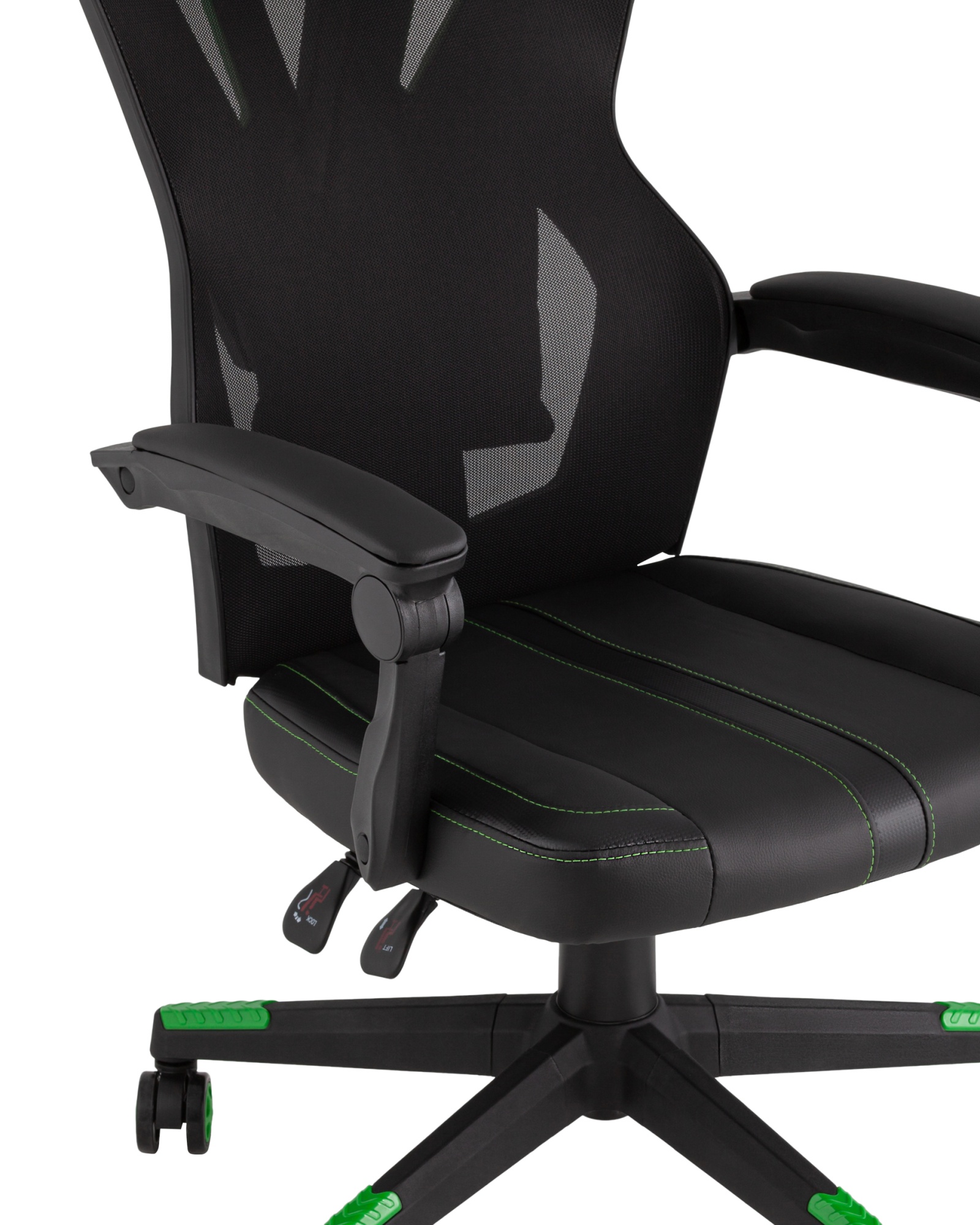 Кресло спортивное TopChairs Айронхайд зеленый Stool Group