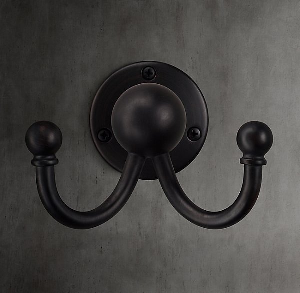 Крючок Restoration Hardware Vintage Bronze