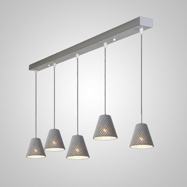 Подвесной светильник HASSA L100 Grey by ImperiumLoft