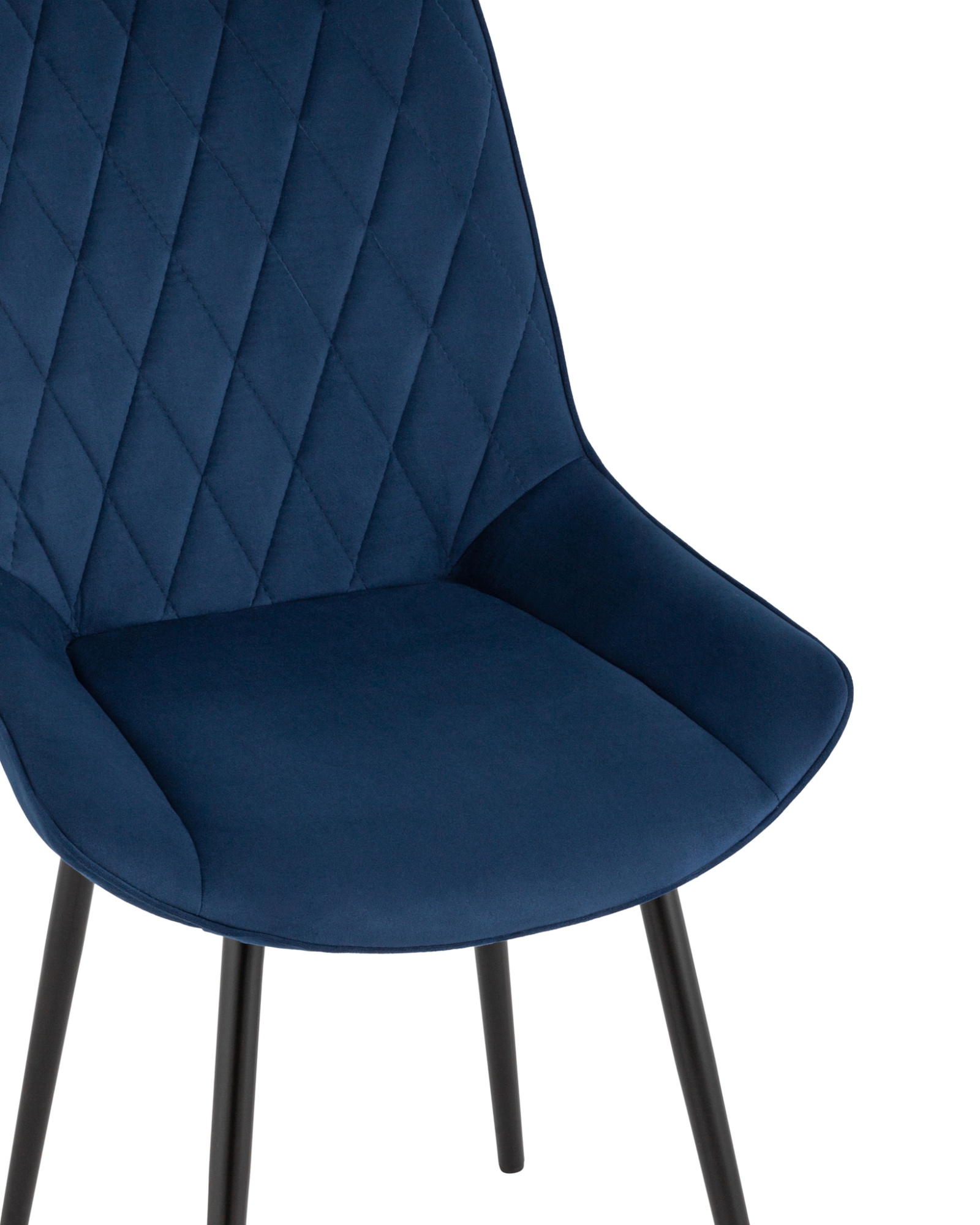 Стул Дарвин велюр синий Stool Group