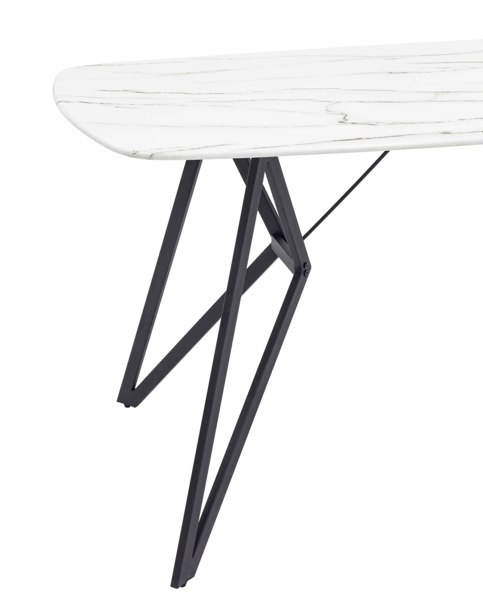 Стол обеденный Денвер 140*90 белый стеклянный Stool Group