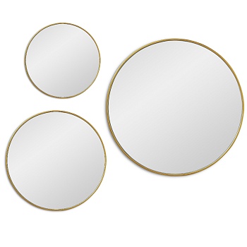 Saturn Gold Сет из 3-х зеркал Ø55, Ø40, Ø30 см Art-Zerkalo SM016GL
