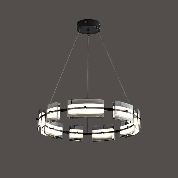 Подвесная люстра BRIAND D61 Black by ImperiumLoft