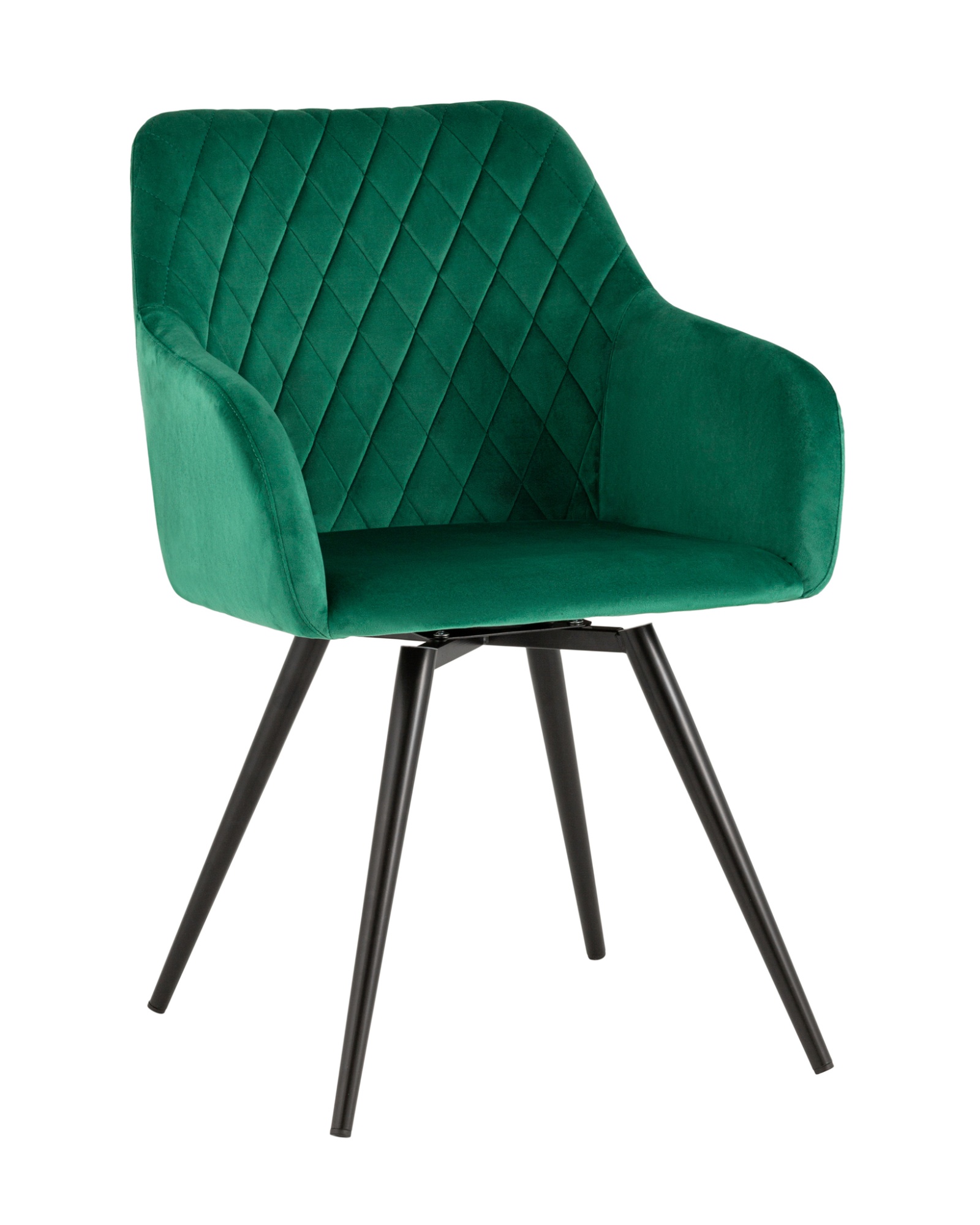 Стул вращающийся Дастин велюр зеленый Stool Group