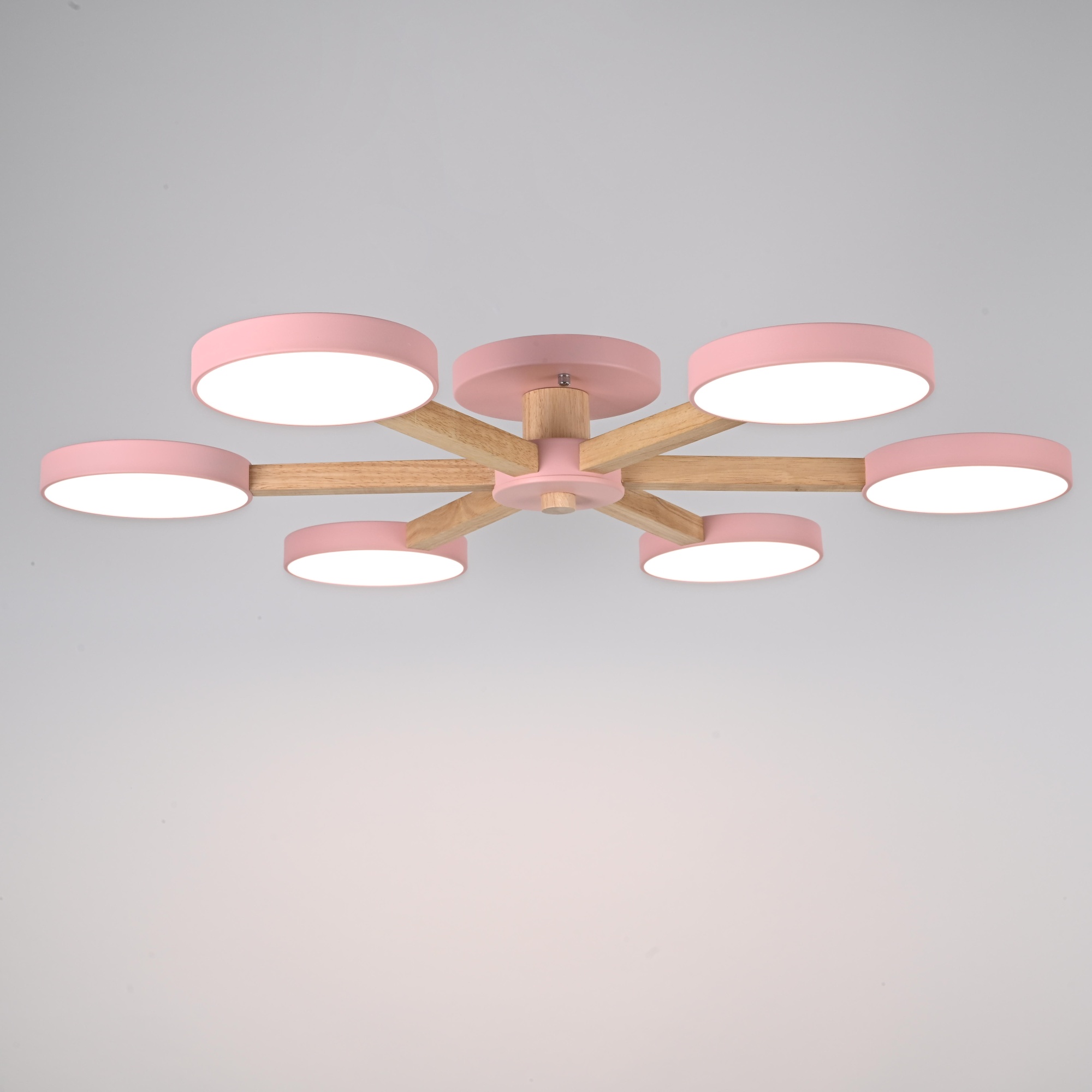 Потолочная люстра TURNA 6 Pink by ImperiumLoft