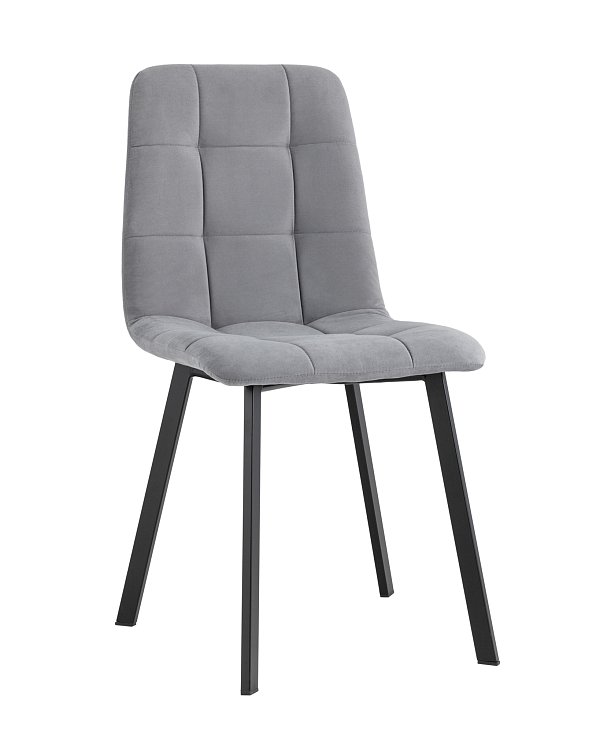 Стул Oliver Square велюр серый Stool Group