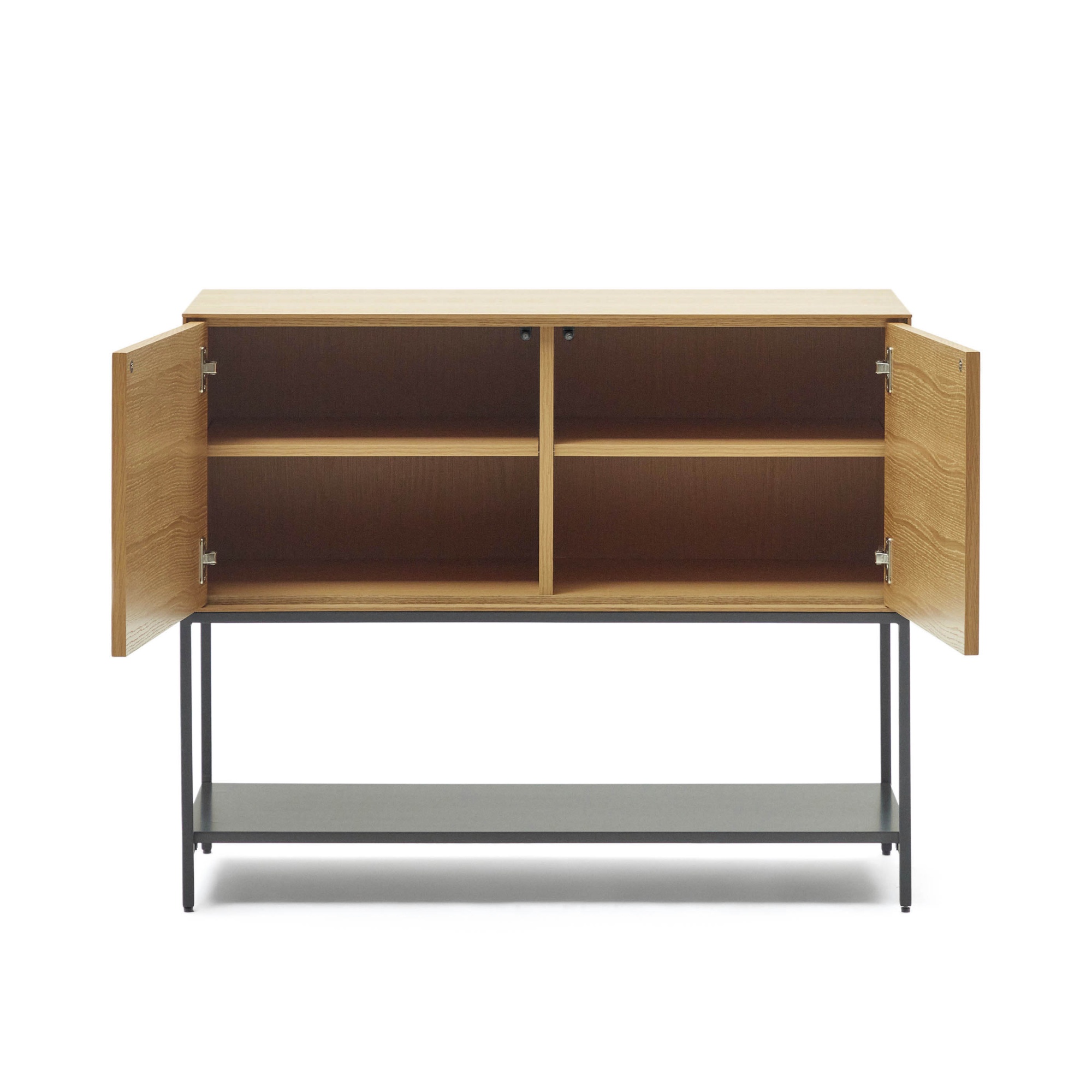Vedrana Сервант из дубового шпона со стальными ножками 97,5 x 80 см La Forma (ex Julia Grup)