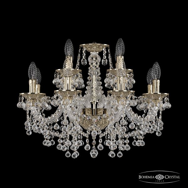 Подвесная люстра Bohemia Ivele Crystal 16109/8+4/195 G