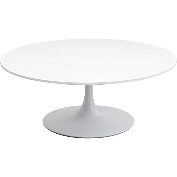 Стол кофейный Schickeria White Ø110 см KARE 87762