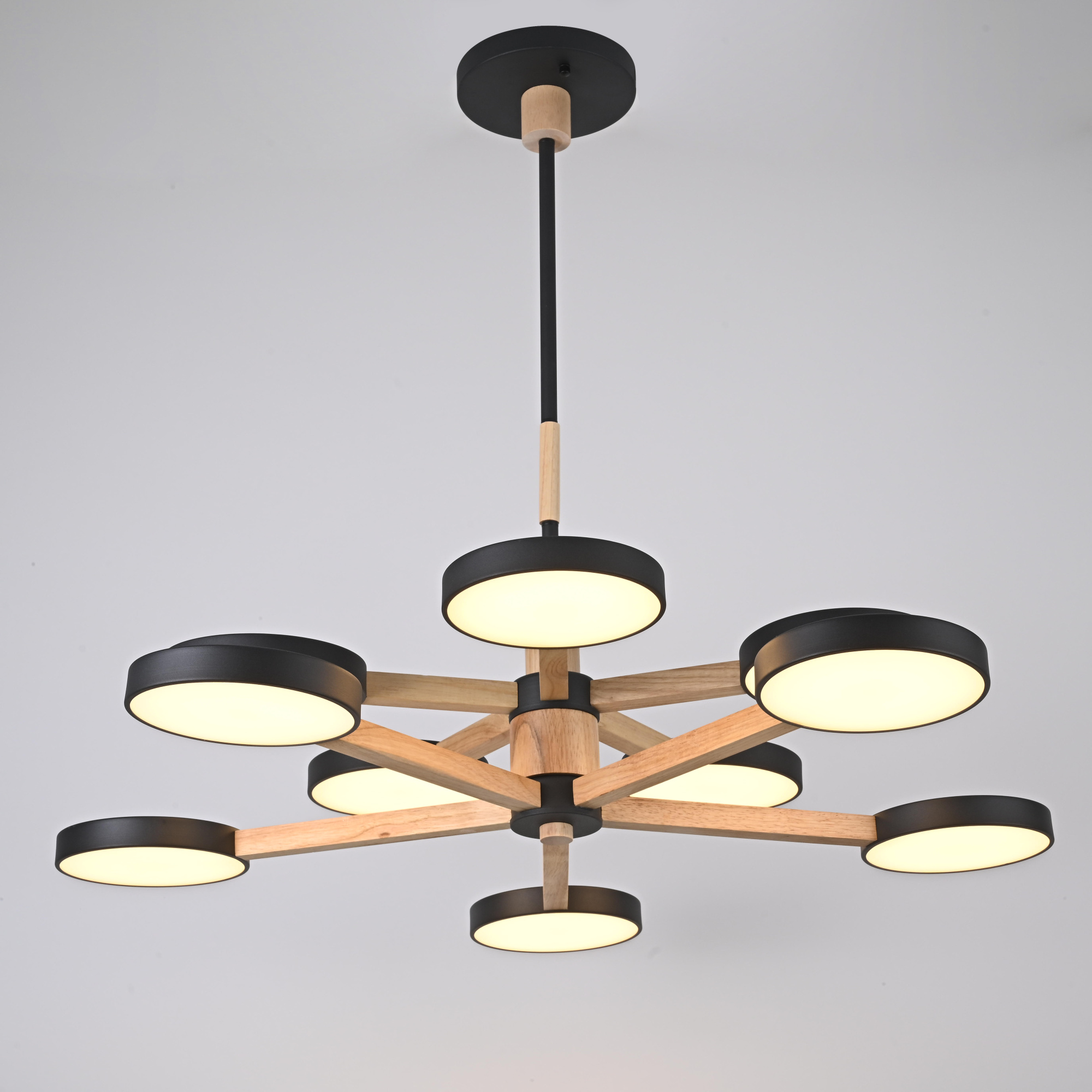 Подвесная люстра TURNA DBL L10 Black by ImperiumLoft