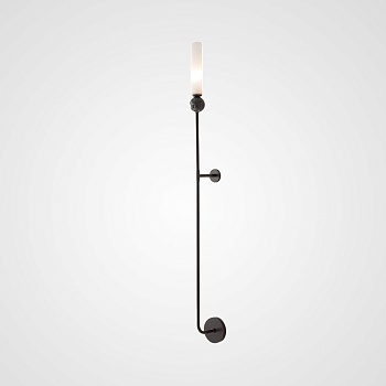 Настенный светильник CYLINDER WALL H115 Black by ImperiumLoft