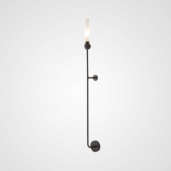 Настенный светильник CYLINDER WALL H115 Black by ImperiumLoft