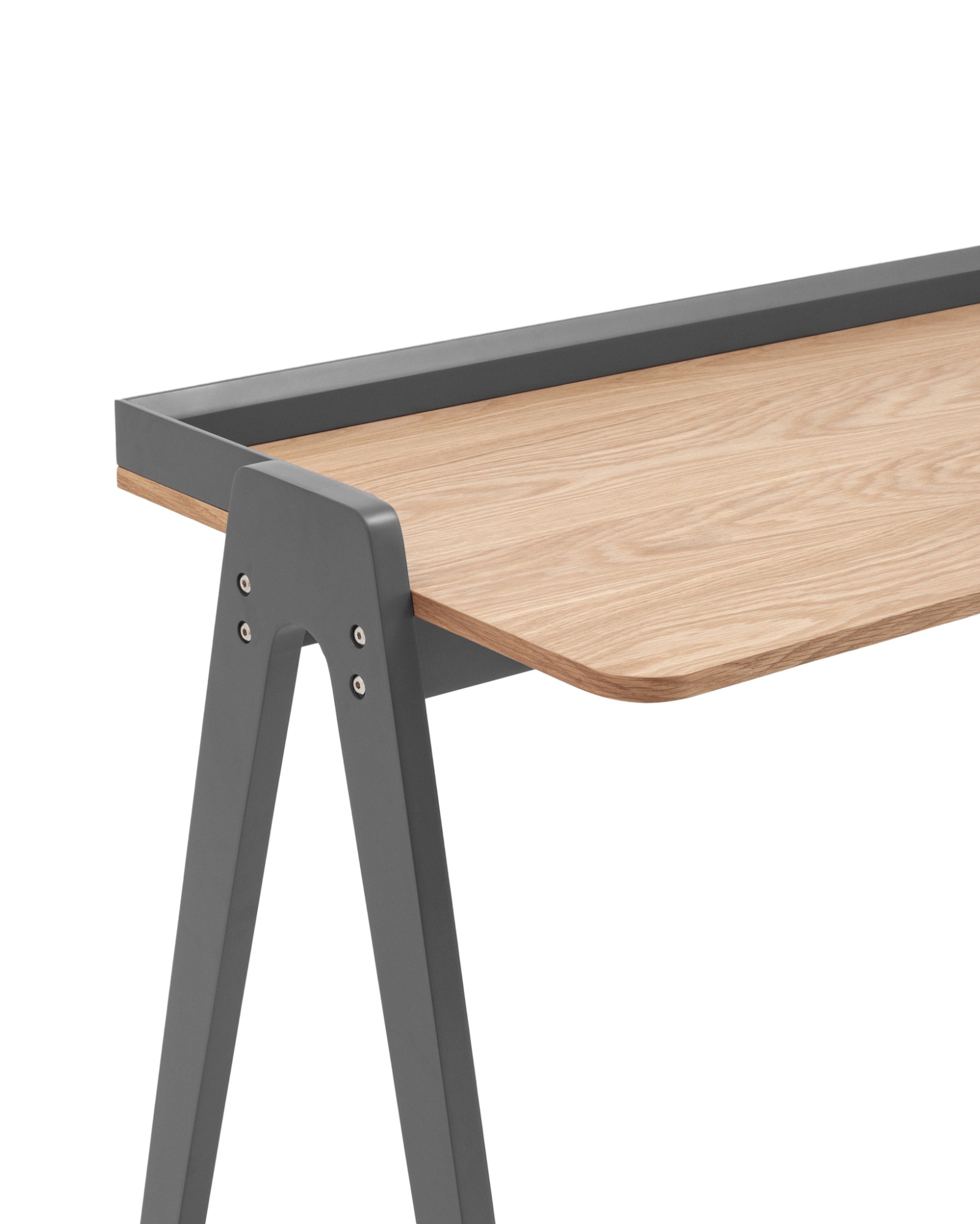 Стол письменный Pyramid 118*53 светлое дерево/серый Stool Group