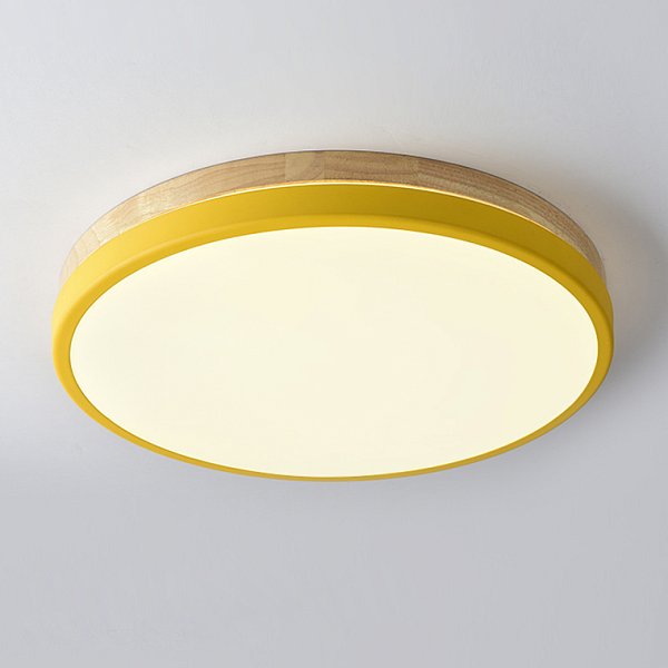 Потолочный светильник DISC DH D48 Yellow by ImperiumLoft