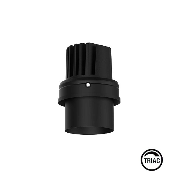 Встраиваемый светильник ELIOS TUBE IP20 10W черный 15є 2700K TRIAC Faro