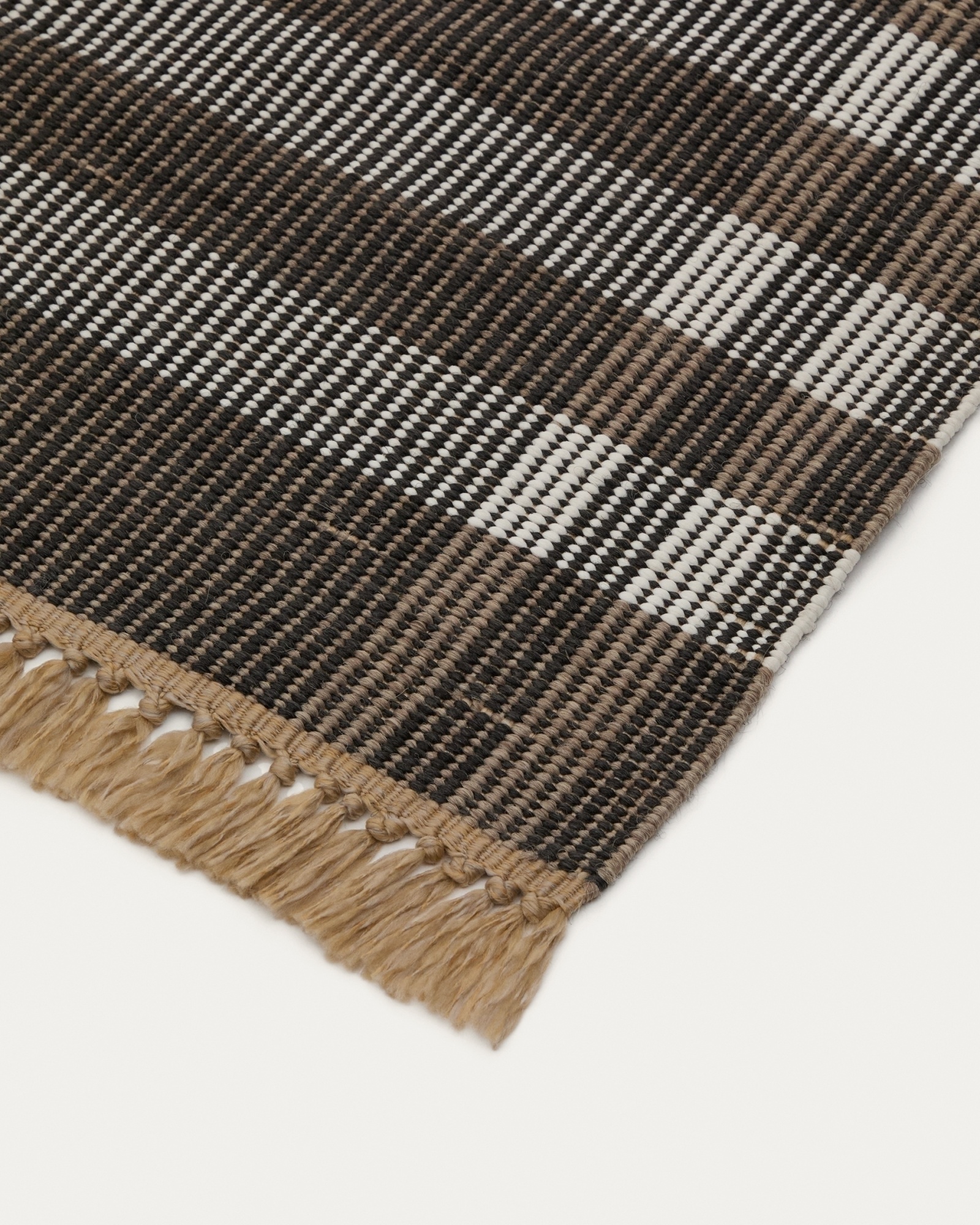 Коврик Barani из полипропилена коричневого и чёрного цвета 60 x 90 см La Forma (ex Julia Grup)