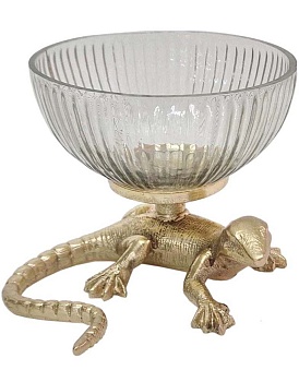 Чаша на ящерице Glasar D5567