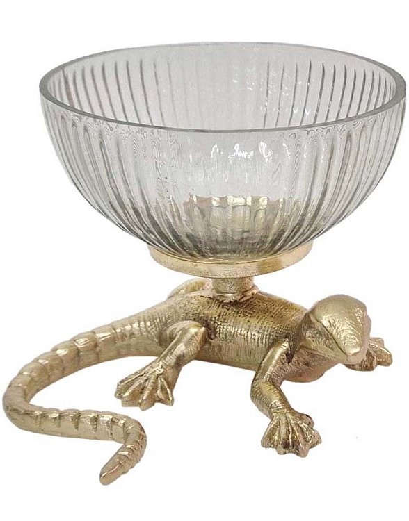 Чаша на ящерице Glasar D5567