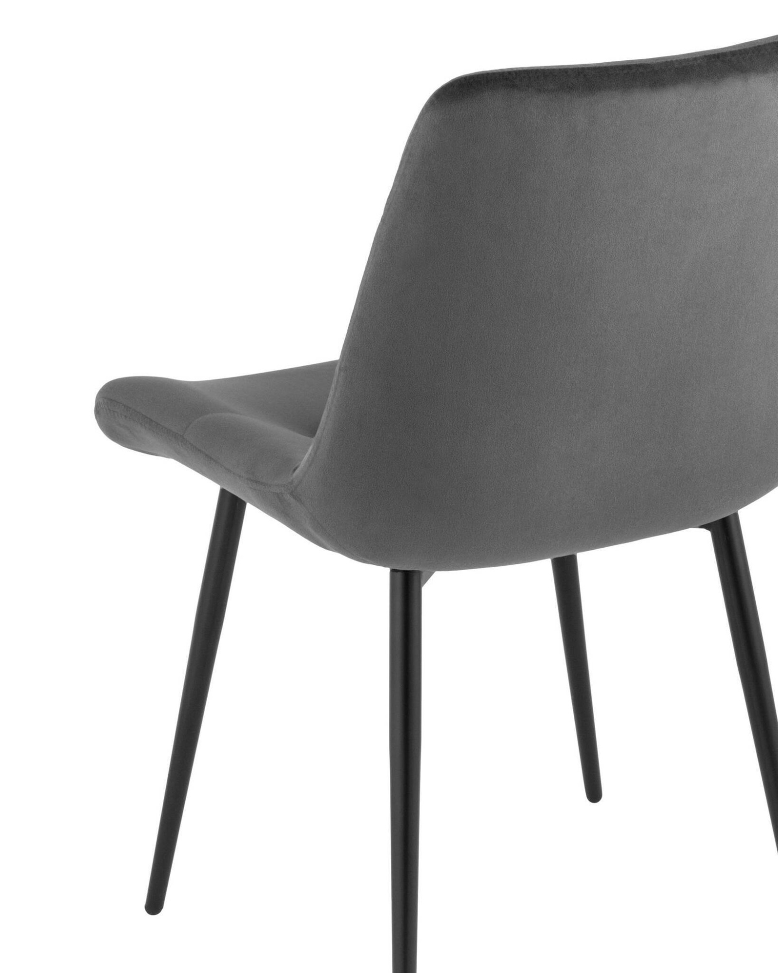 Стул Остин велюр тёмно-серый Stool Group