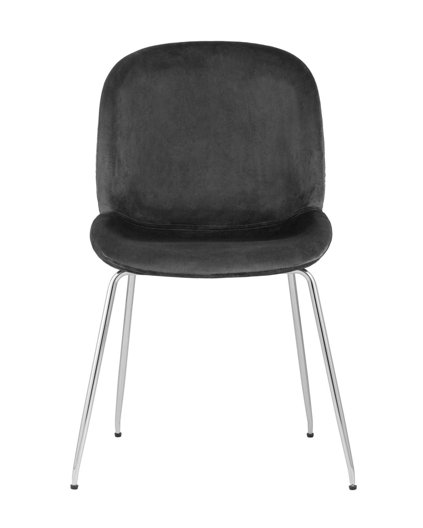Стул Beetle серый хромированные ножки Stool Group
