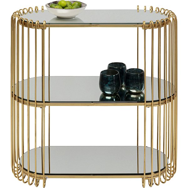 Консоль Wire Brass 81x78 см KARE 87707