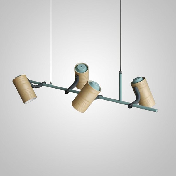 Подвесной реечный светильник BARREL A Blue by ImperiumLoft