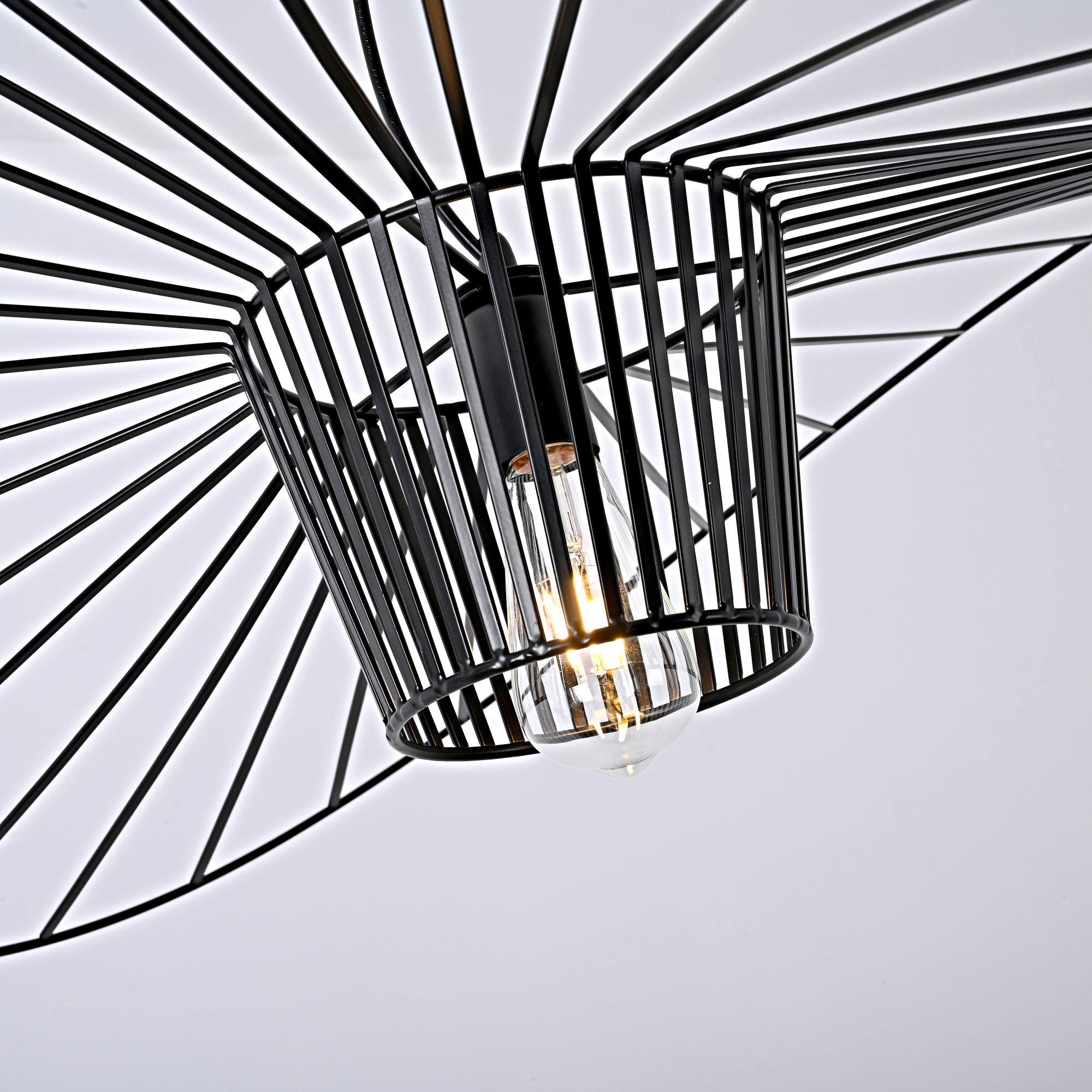 Подвесной светильник HAT D100 Black by ImperiumLoft