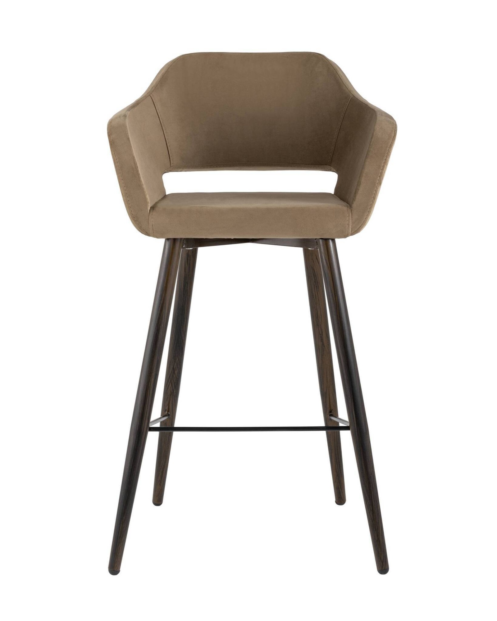 Стул барный Саймон велюр капучино Stool Group