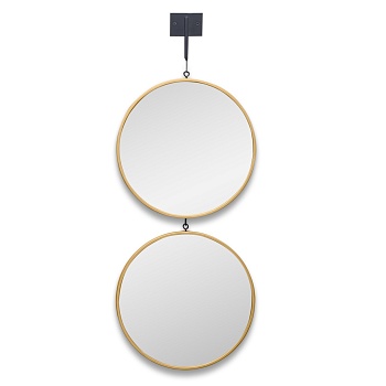 Tandem S Gold Зеркала на подвесе 10см Art-Zerkalo SM180GL