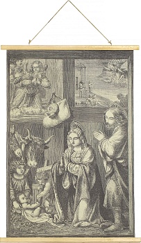 Картина подвесная Рождество Христово Glasar 49-273