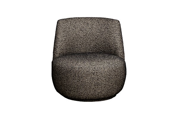 Кресло GD/Rivoli поворотное рогожка черно-золотое Santo302-CHZOL 73*80*74 Garda Decor GD/RIVOLI-K-Santo302-CHZOL