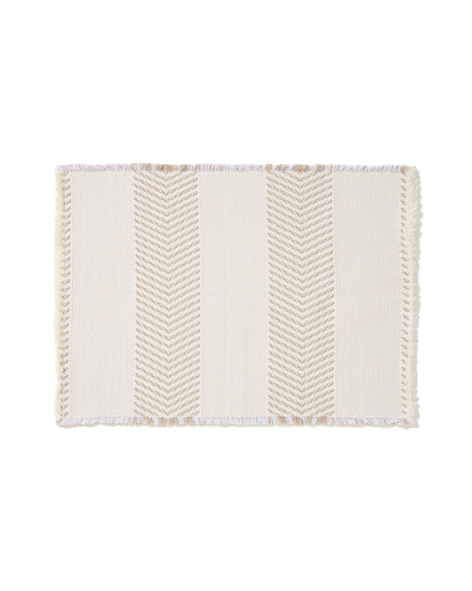 Коврик для ванной Bina из 100% хлопкового жаккарда цвета экрю 50 x 70 см La Forma (ex Julia Grup)