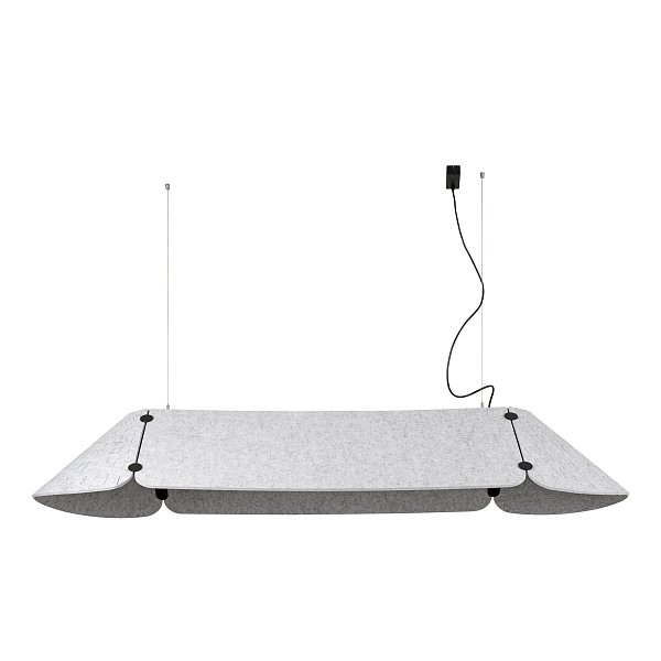 Люстра Fonovia серая 84 см 25W 4000K Faro