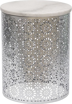 Столик интерьерный с белым мрамором Glasar 54-208