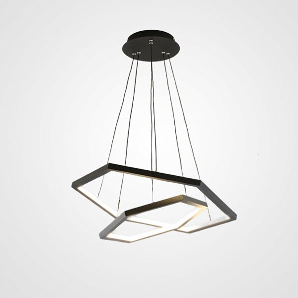 Подвесная люстра OCTANT D40+60 Black by ImperiumLoft