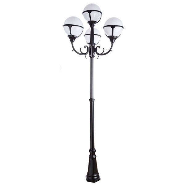 Садовый светильник Arte Lamp A1497PA-4BK