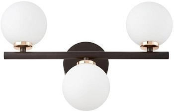 Бра Lumina Deco LDW 6033-3 BK+F.GD