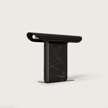 Настольная лампа Hold черный металл / черный мрамор Aromas del Campo